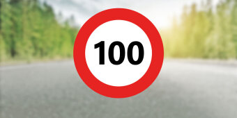 Tempo 100 mit Anhänger in der Schweiz