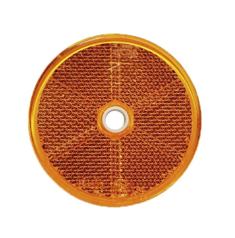 Rückstrahler orange 60 mm