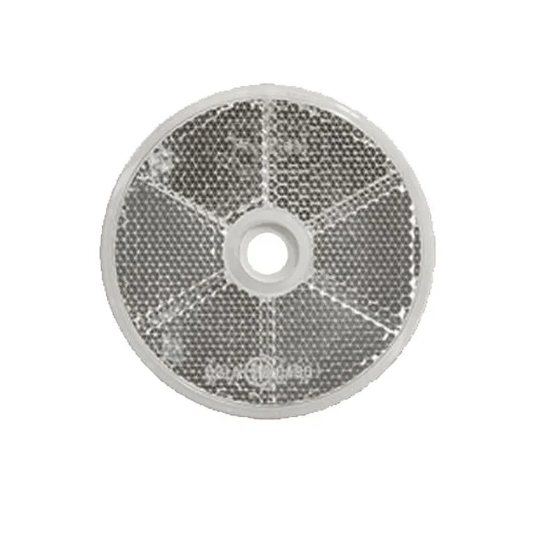 Rückstrahler weiss 80 mm