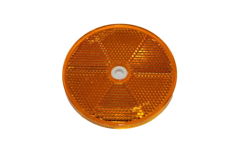 Rückstrahler orange 80 mm