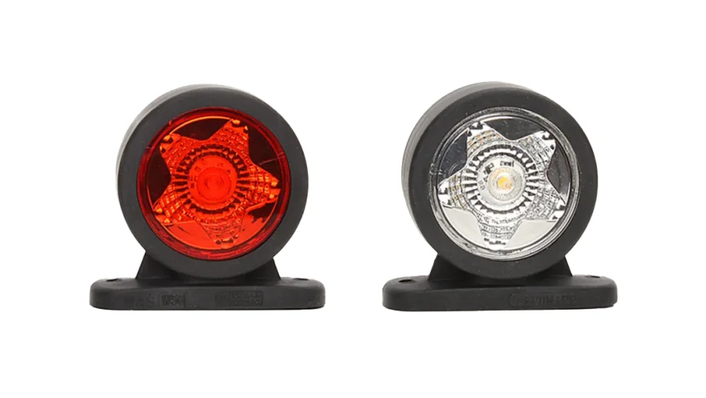 Umrissleuchte rot/weiss WAS W 56 LED