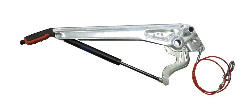 Handbremshebel unten montiert