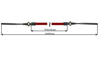 Bremsseilzug Alko Hülle 2000 mm