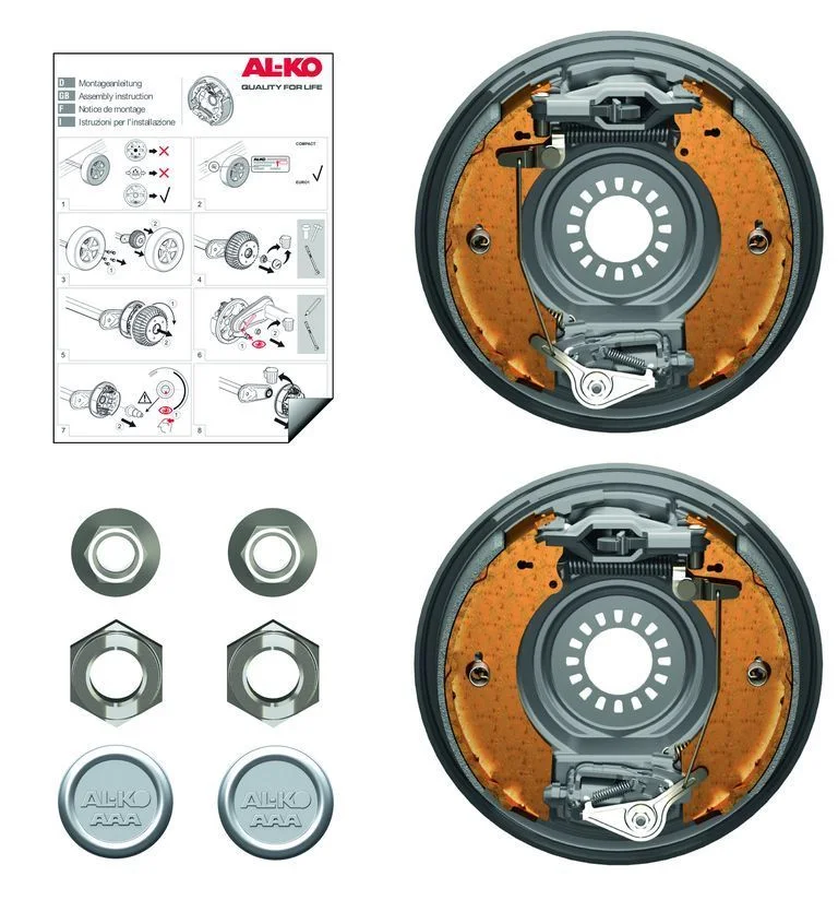 Nachrüstkit Bremsbackensatz AL-KO 230x60 AAA