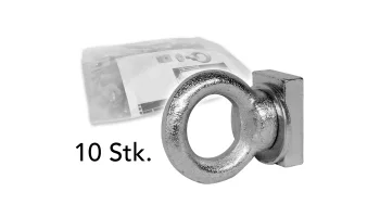 Ringschraube mit Rechteckmutter 10er-Pack