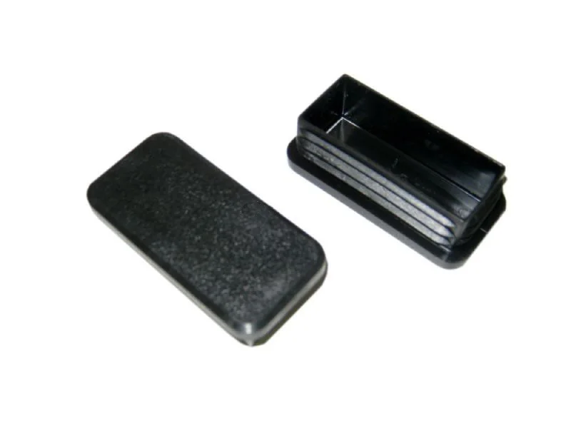Rechteckstopfen schwarz 