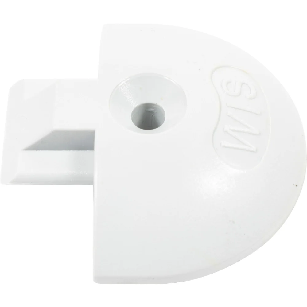 Endkappe Airlineschiene rund, grau