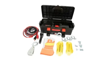 Mobile Seilwinde 12 V, Zugkraft 1814 kg