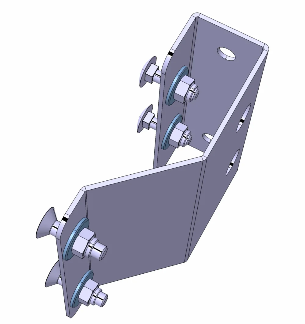 Befestigungssprofile für Schiebestütze vorne