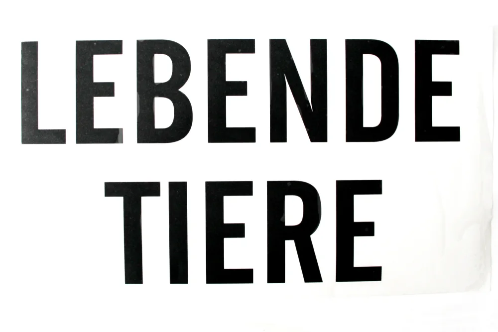 Aufkleber Lebende Tiere