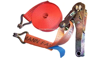 Zurrgurt mit Ratsche und Haken