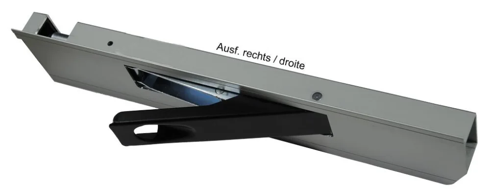 Aluverschluss mit Anschlag 360 mm 