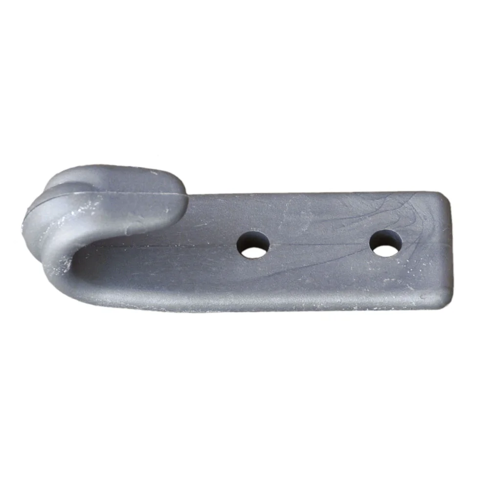 Planenhaken 2-Loch schwarz