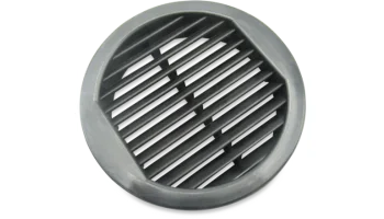 Lüftung rund 70 mm schwarz