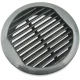 Lüftung rund 70 mm schwarz