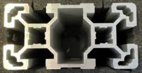 Aluprofil 40x80 mm, Nut 10B 