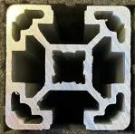 Aluprofil 40x40 mm, Nut 10B