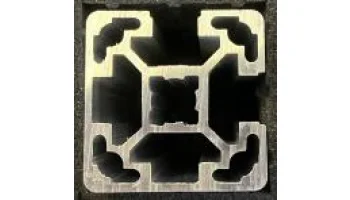 Aluprofil 40x40 mm, Nut 10B