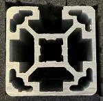 Aluprofil 40x40 mm, Nut 10B 