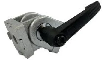 Profilgelenk mit Hebel zu Aluprofil 40x40 mm