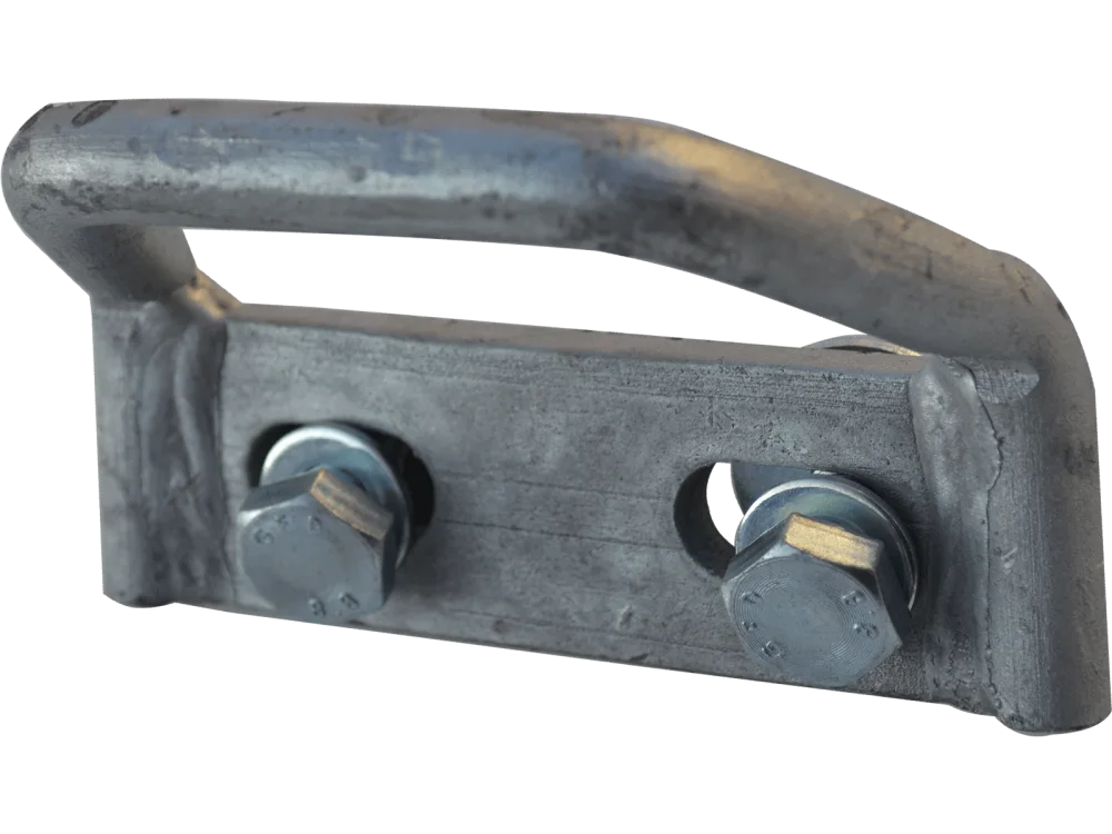 Zurröse Stahl verzinkt zum Schrauben inkl. Schrauben