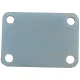 Gegenplatte Stahl für Rahmen 40 mm mit 4 Löcher M10