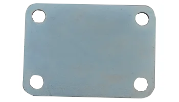 Gegenplatte Stahl für Rahmen 50 mm mit 4 Löcher M10