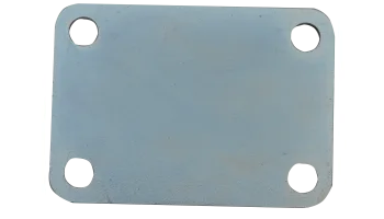 Gegenplatte Stahl für Rahmen 60 mm mit 4 Löcher M10
