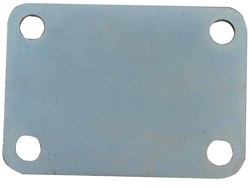 Gegenplatte Stahl für Rahmen 60 mm mit 4 Löcher M10