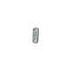 Gegenplatte Stahl für Rahmen 80 mm mit 2 Löcher M10
