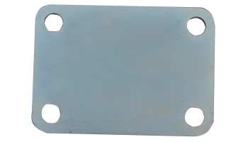 Gegenplatte Stahl für Rahmen 70 mm mit 4 Löcher M10