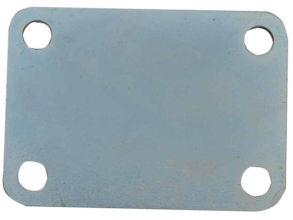 Gegenplatte Stahl für Rahmen 70 mm mit 4 Löcher M10