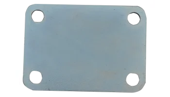 Gegenplatte Stahl für Rahmen 80 mm mit 4 Löcher M10