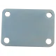Gegenplatte Stahl für Rahmen 80 mm mit 4 Löcher M10