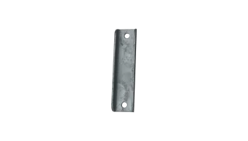 Gegenplatte Stahl für Rahmen 120 mm gekantet mit 2 Löcher für M10