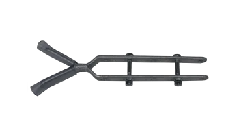 Maststützen- Buganschlag geschraubt, Stahl verzinkt