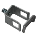 Klemmhalterung für Einsteckteil 40 x 40 mm