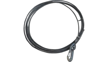 Stahlseil ø 6 mm - 8.5 m lang mit kleinem Haken