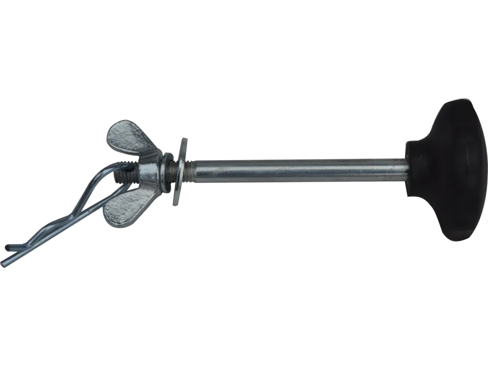 Handrad mit Sicherungsschraube M10 x 130 mm