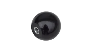 Kugelknopf schwarz