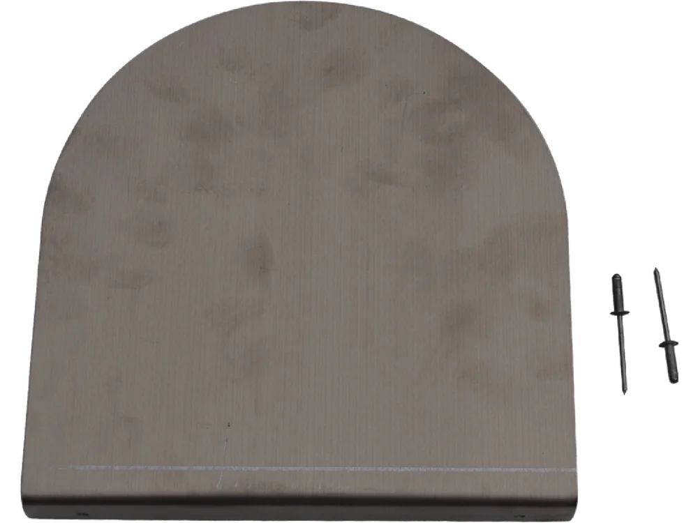 100 km/h Alu-Schild zum Annieten an Lichtleiste 