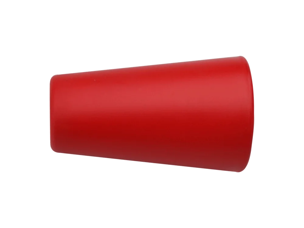 Trompetenrolle 129 x 78 mm rot für SRK